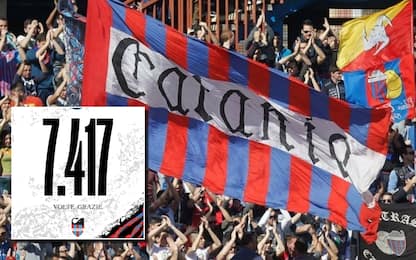 Catania, che numeri: quasi 7500 abbonati in 10 ore