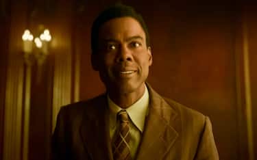 USA. Chris Rock in a scene from the (C)Walt Disney Studios film : Amsterdam (2022). 
Plot: Set in the '30s, it follows three friends who witness a murder, become suspects themselves, and uncover one of the most outrageous plots in American history.
 Ref: LMK110-J8206-050822
Supplied by LMKMEDIA. Editorial Only.
Landmark Media is not the copyright owner of these Film or TV stills but provides a service only for recognised Media outlets. pictures@lmkmedia.com  u