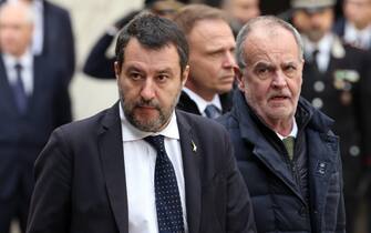 I finerali di Roberto Maroni