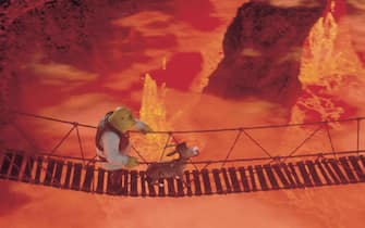 Una scena del film "Shrek", uscito nel 2001