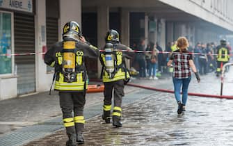 Incendio palazzina Roma Colli Aniene