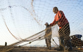 fishing in Caspian sea