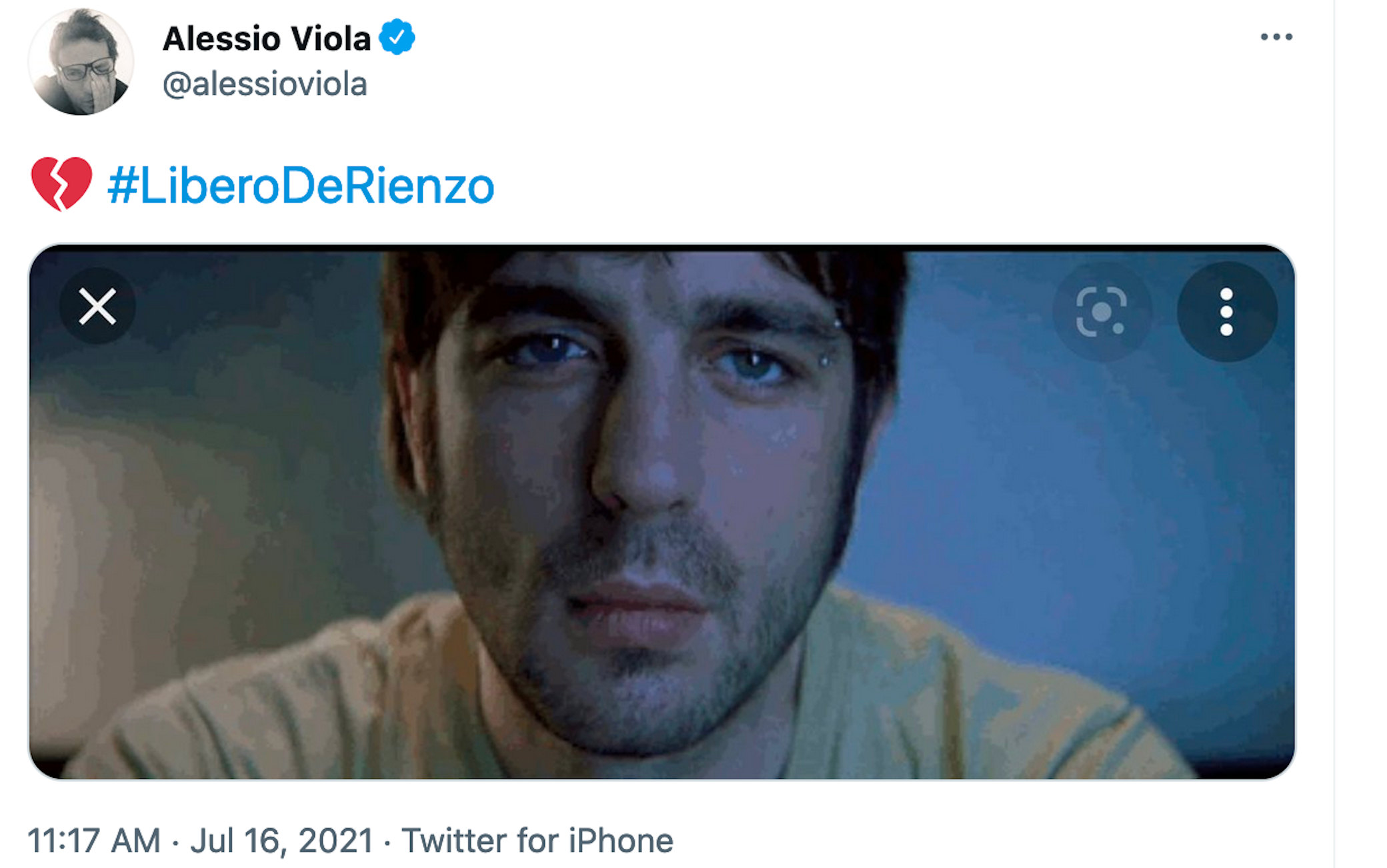 come è morto libero de rienzo