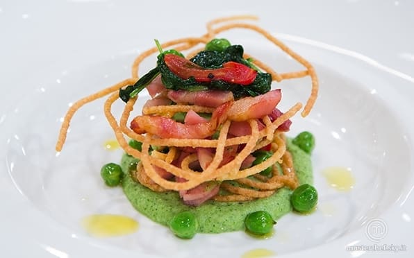 Millefoglie di spaghetti