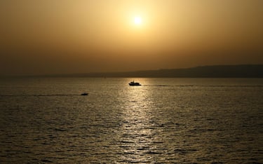 Boats sail on the Mediterranean sea in Marseille, southern France, on July 17, 2023. Europe is facing record temperatures as the heatwave sets in across the continent. (Photo by Nicolas TUCAT / AFP) (Photo by NICOLAS TUCAT/AFP via Getty Images)