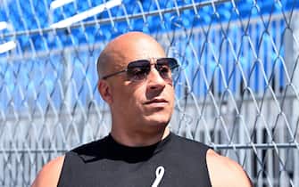 5/4/2023 - Vin Diesel during the Formula 1 Miami Grand Prix in Miami, USA. (Photo by Mark Sutton/Motorsport Images/Sipa USA) France OUT, UK OUT