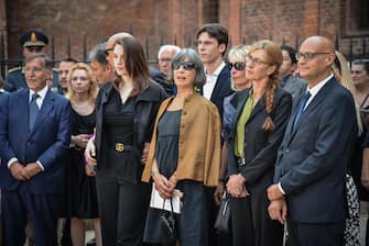 Funerale di Francesco Alberoni nella basilica di S.Ambrogio, Milano 19 Agosto 2023
ANSA/MATTEO CORNER