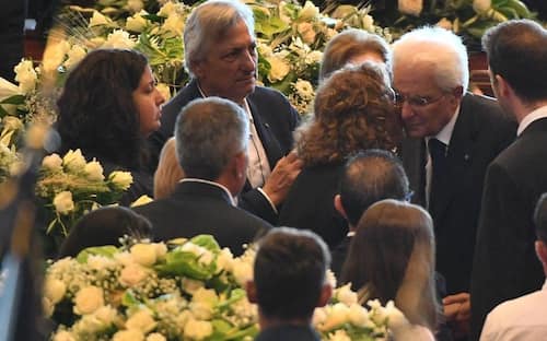 una foto dei funerali