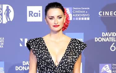 ROME, ITALY - MAY 10: Penelope Cruz attends the 68th David Di Donatello red carpet on May 10, 2023 in Rome, Italy. (Photo by Franco Origlia/Getty Images)