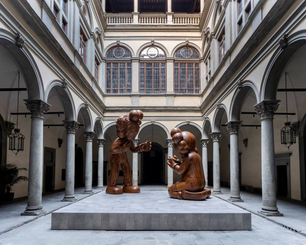 KAWS, THE MESSAGE, 2025 Installation view. Photo Ela Bialkowska OKNO studio