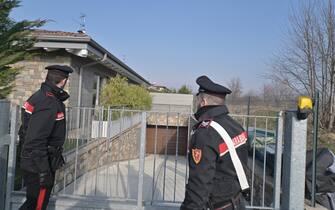 La casa a Martinengo dov'è avvenuto l'omicidio