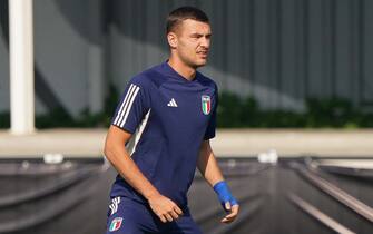 football UEFA Nations League match - Training session for the It