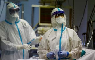 Coronavirus Roma, il reparto di terapia intensiva del San Filippo Neri