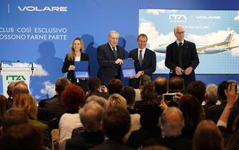 Presentazione nella Lounge Piazza di Spagna, nell'aeroporto Leon