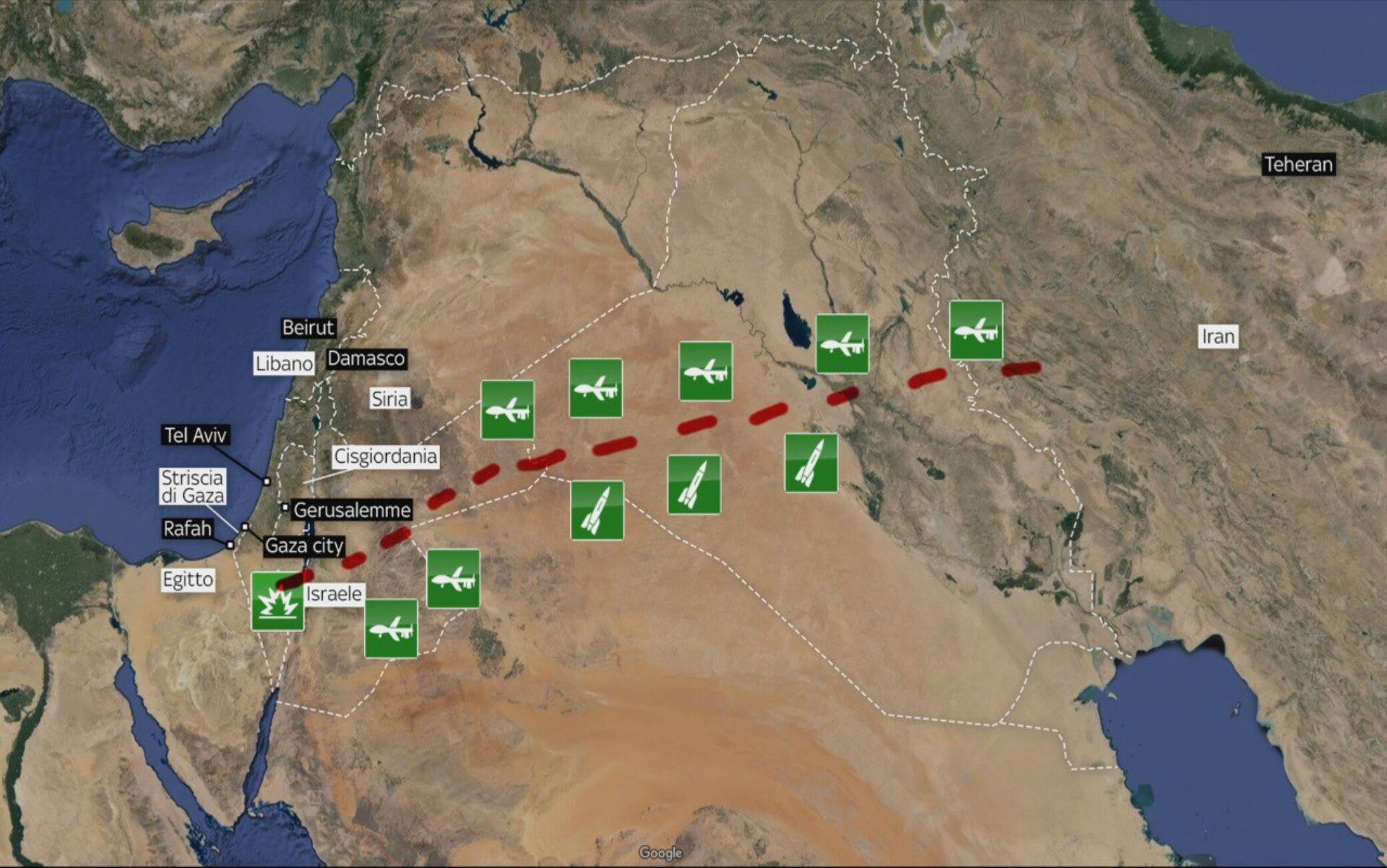 Attacco Dell Iran A Israele Cosa Successo VIDEO E MAPPE I Sky TG24