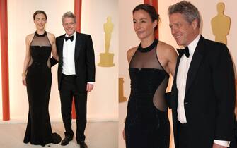 Hugh Grant e Anna Eberstein
