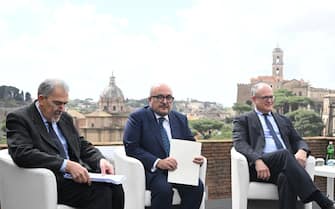 Il Sindaco di Roma e il Miinistro della Cultura durante la cerimonia