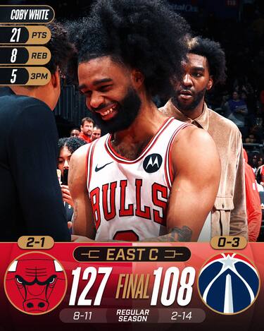WASHINGTON WIZARDS-CHICAGO BULLS 108-127