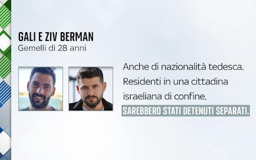 Ostaggi israeliani liberati da Hamas