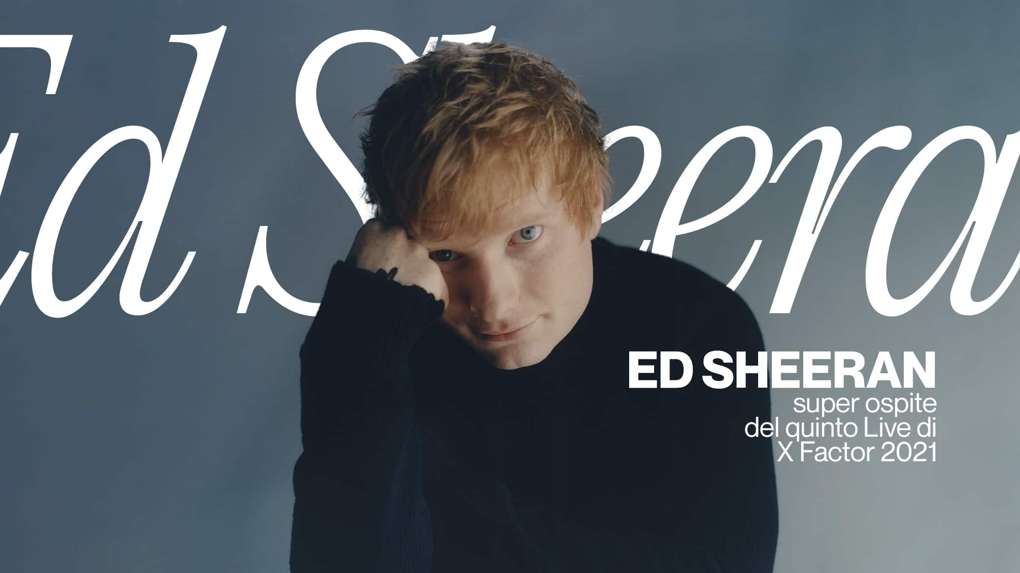 ED SHEERAN SUPER OSPITE DEL QUINTO LIVE SHOW