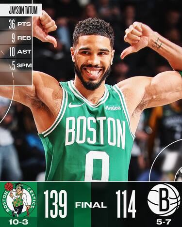 BROOKLYN NETS-BOSTON CELTICS 114-139