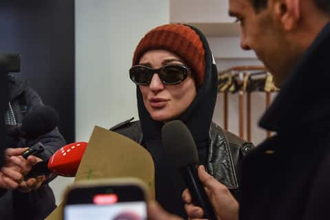 Arisa alla camera ardente di Ornella Vanoni al Piccolo Teatro, l arrivo del feretro Milano 23 Novembre 2025
ANSA/MATTEO CORNER