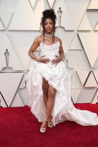 February 24, 2019; Los Angeles, CA, USA; SZA arrives at the 91st Academy Awards at the Dolby Theatre. Mandatory Credit: Dan MacMedan-USA TODAY NETWORK/Sipa USA