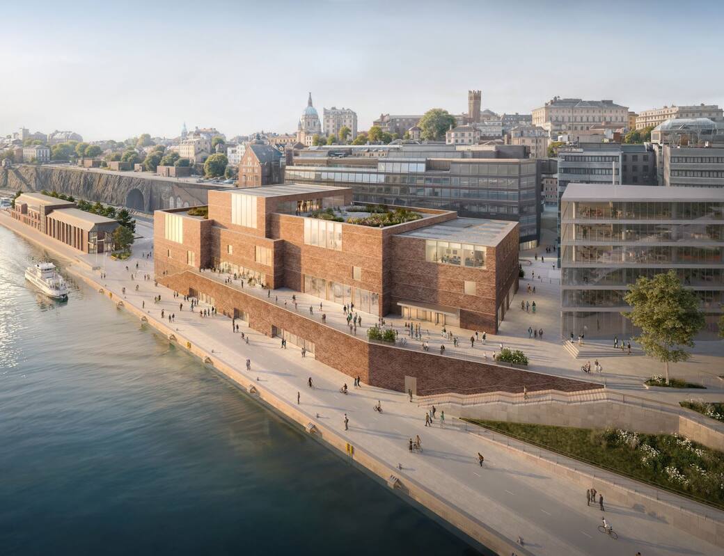 Aerial view along the waterfront. © Onirism/Nobel Prize Outreach