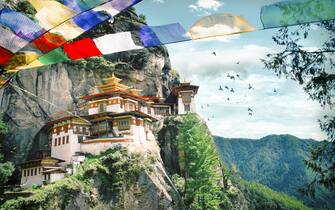 Tiger's Nest Monastery (Taktshang) in the Kingdom of Bhutan