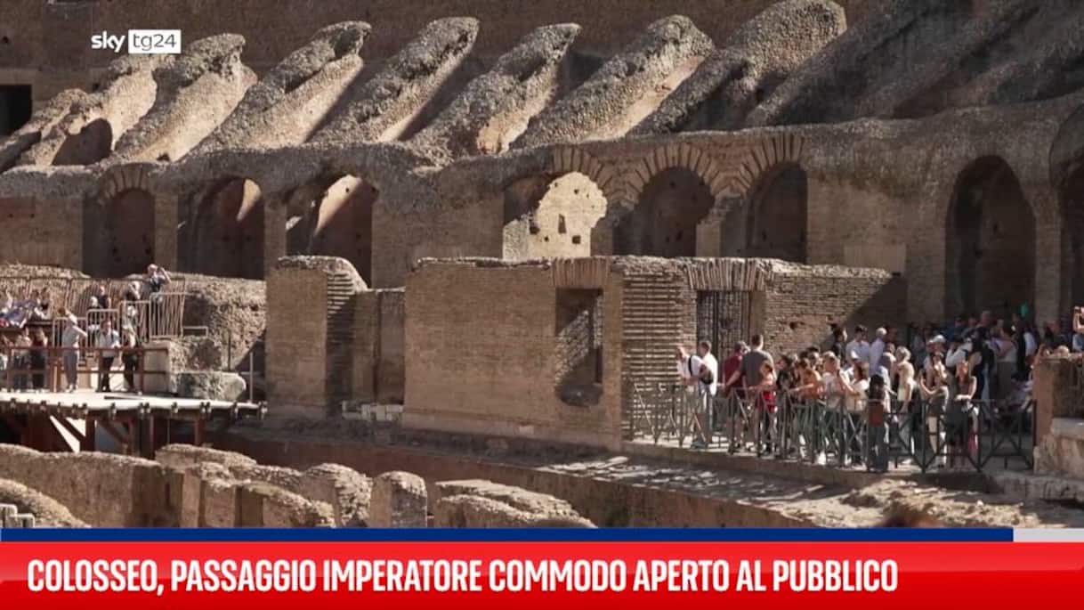 Colosseo, Passaggio Imperatore Commodo aperto al pubblico