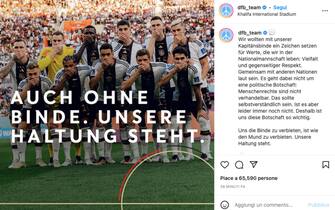La protesta della nazionale tedesca ai mondiali in Qatar