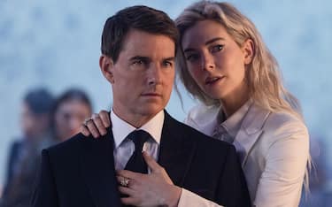 Tom Cruise and Vanessa Kirby in Mission: Impossible Dead Reckoning - Part One from Paramount Pictures and Skydance.