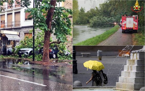 Meteo, Italia divisa tra temporali e caldo. Oggi calo temperature ed eventi estremi