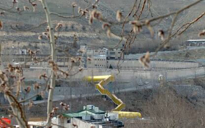 the notorious Evin jail in the north western suburbs of Tehran Iran
