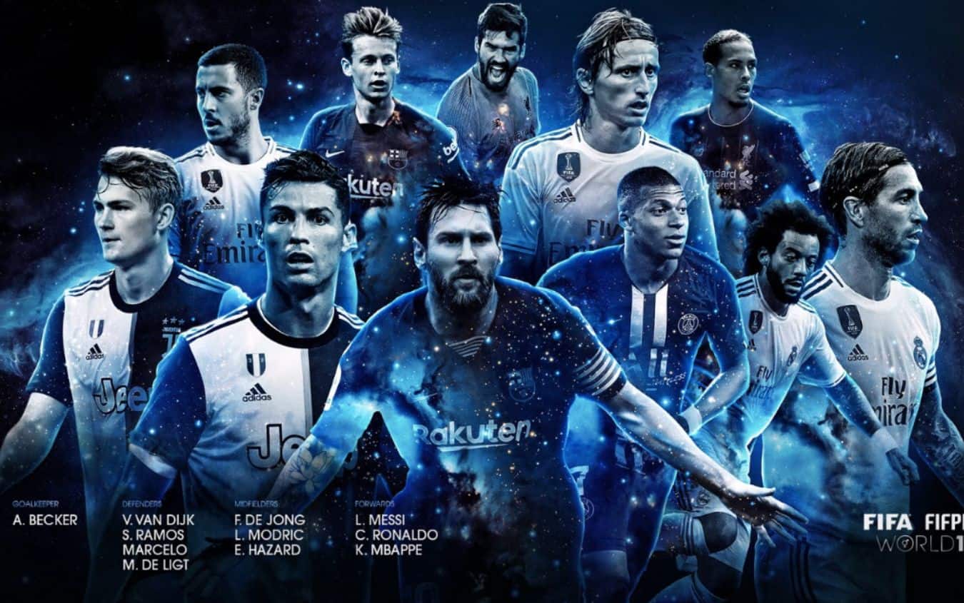 Squadra dell anno Fifa 2019 nella Top 11 anche Cristiano Ronaldo e de Ligt. FOTO Sky Sport