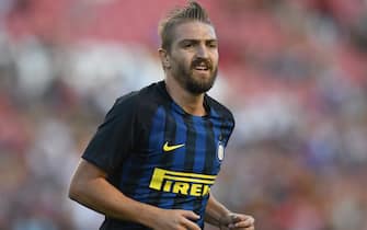 SANDY, UT - JULY 19:  Caner Erkin of FC Internazionale in action during the friendly match played between Real Salt Lake and FC Internazionale at Rio Tinto Stadium on July 19, 2016 in Sandy, United States.  (Photo by Claudio Villa - Inter/FC Internazionale via Getty Images)