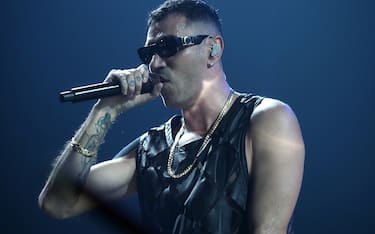 Italian rapper Marracash during â&#x80;&#x9c;Personeâ&#x80;&#x9d; tour. Unipol Arena, Bologna, Italy, October 15, 2022 - photo Michele Nucci
