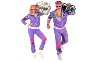 Coppia di costumi pop anni '80