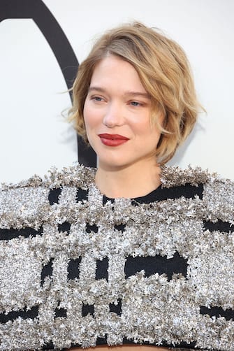 PARIS, FRANCE - OCTOBER 04: (EDITORIAL USE ONLY - For Non-Editorial use please seek approval from Fashion House) LÃ©a Seydoux attends the Louis Vuitton Womenswear Spring/Summer 2023 show as part of Paris Fashion Week  on October 04, 2022 in Paris, France. (Photo by Marc Piasecki/WireImage)