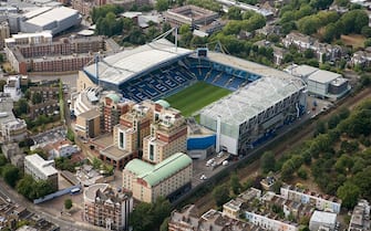Stamford Bridge Football Ground, London, 2006. Aerial view of the home of Chelsea Football Club. Artist: Historic England Staff Photographer. (Photo by English Heritage/Heritage Images/Getty Images)