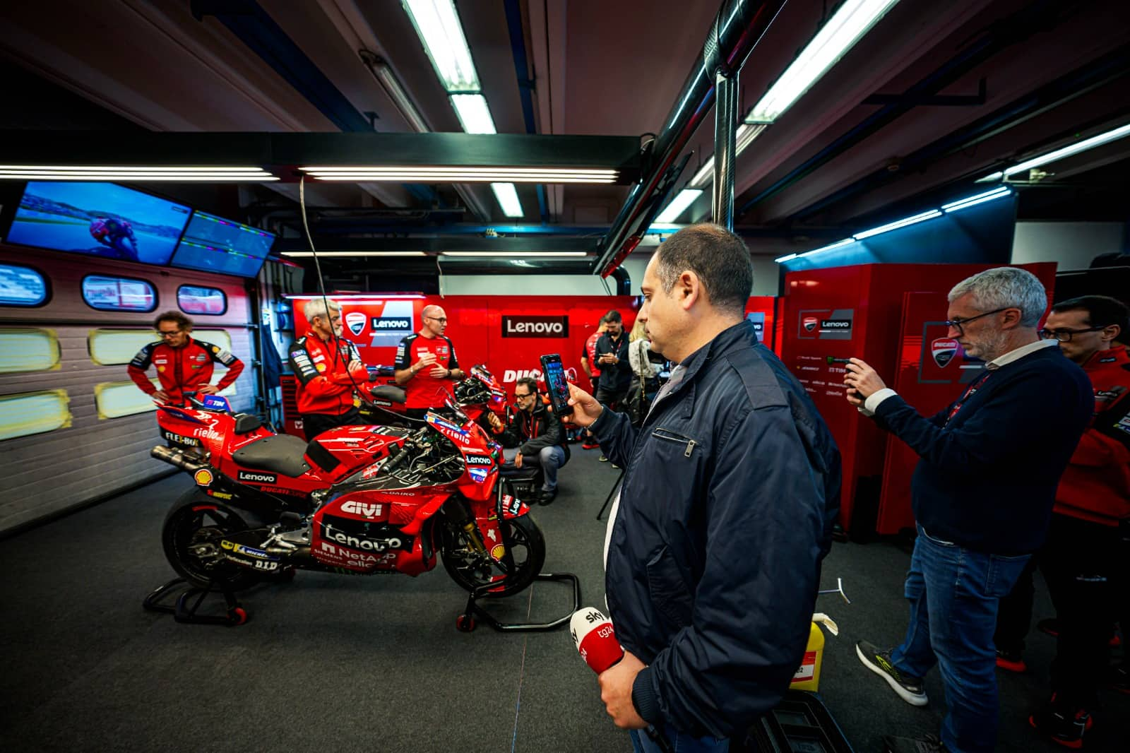 Box Ducati al circuito del Mugello