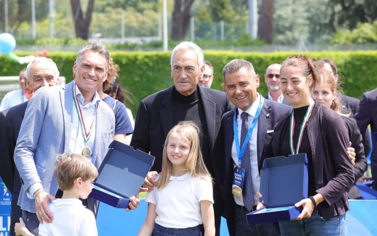 Il presidente FIGC Gravina