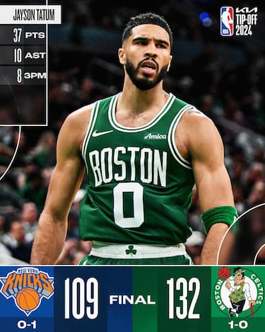 BOSTON CELTICS-NEW YORK KNICKS 132-109