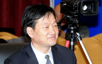 ZHENGZHOU, CHINA - NOVEMBER 22: (CHINA OUT) Qin Yinglin, chairman of Muyuan Foodstuff seen on November 22, 2012 in Zhengzhou, Henan Province of China. (Photo by Visual China Group via Getty Images/Visual China Group via Getty Images)