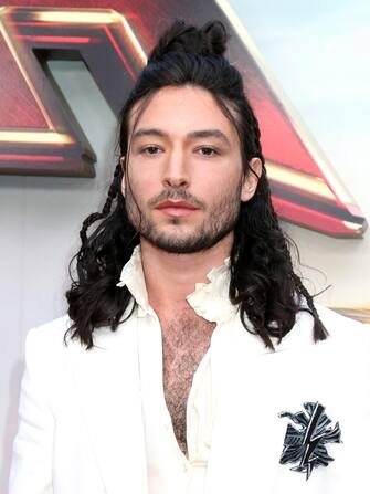LOS ANGELES - JUN 12:  Ezra Miller at The Flash Premiere at the Ovation Hollywood Courtyard on June 12, 2023 in Los Angeles, CA