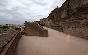 L inaugurazione dell apertura della Domus Tiberiana all interno del parco archeologico del Colosseo. Roma 20 settembre 2023
ANSA/MASSIMO PERCOSSI