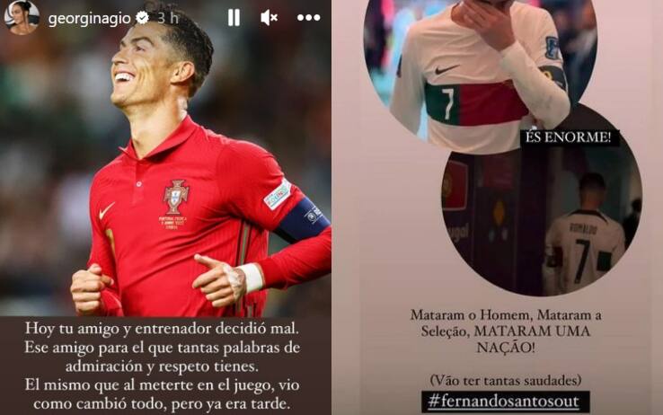 Il post di Georgina su Instagram