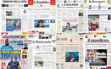 I giornali del 24 agosto