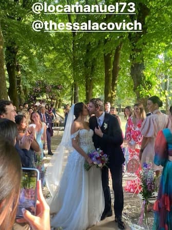 Manuel Locatelli e Thessa Lacovich