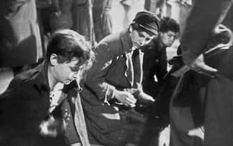 Una scena di Sciuscià Una scena di Sciuscià